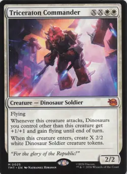 Triceraton Commander 25 Teenage Mutant Ninja Turtles Regular Mythic - Image 1