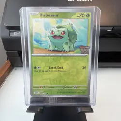 Bulbasaur 001/165 - Pokemon MEW-EN 151 - Best Buy Stamped Promo SEALED - Image 1