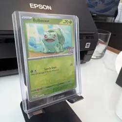 Bulbasaur 001/165 - Pokemon MEW-EN 151 - Best Buy Stamped Promo SEALED - Image 2