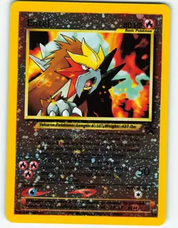 Entei - Reverse Holo - #34 WOTC Black Star Promo - Pokemon TCG - 2001 - Image 1