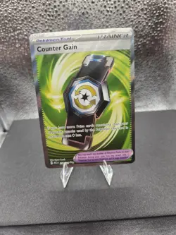 Pokemon Counter Gain Trainer Hyper Rare Holo 249/191 SV08: Surging Sparks ✨ - Image 1