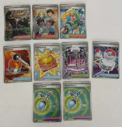 2020-2025 Pokemon 49 Ultra Rare Card Lot, EXs, Full Arts, Pokeballs & More - Image 4