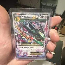 Pokemon M Rayquaza EX Roaring Skies Ultra Rare Holo Mega 76/108 HP220 Japanese - Image 1