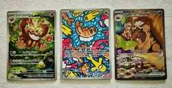 Pokemon Lot of 3 SIR & IR’s Tatsugiri, Mabosstiff, Darmanitan PSA WORTHY! - Image 1