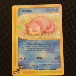 Pokemon TCG Slowpoke 108/147 Aquapolis Regular p - Image 1