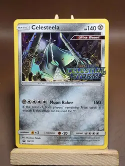 HP Pokemon CELESTEELA SM131 (Stamped Prerelease Promo) Celestial Storm - Image 1