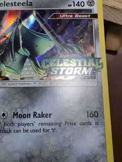 HP Pokemon CELESTEELA SM131 (Stamped Prerelease Promo) Celestial Storm - Image 2