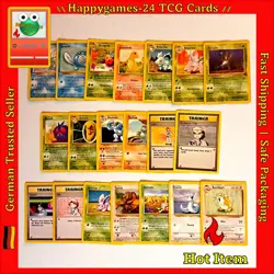 20x Pokemon Karten WOTC Sammlung gemischt div. Set TCG non Holo /U21 - Image 1