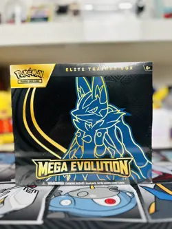 Pokemon TCG - Mega Evolution Lucario Elite Trainer Box ETB - Image 1