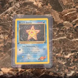 Pokemon Misty's Staryu 1st Edition Gym Challenge 92/132 40 HP Common - Image 1