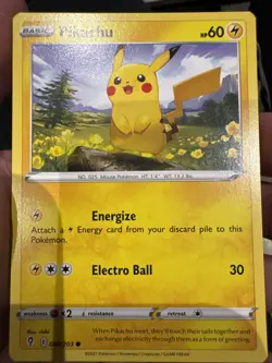Pikachu 049/203 Common - Evolving Skies Pokemon TCG - Image 1