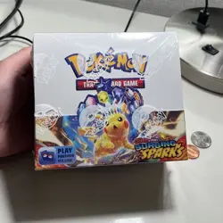 Pokemon TCG: Scarlet & Violet Surging Sparks Booster Box (36 Packs) NEW! SEALED! - Image 2
