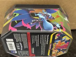 Pokemon Mega Charizard ex New Sealed Tin Box - Charizard X - 4 Booster Packs - Image 4
