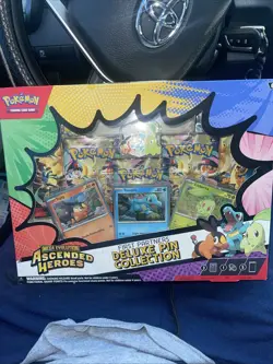 Pokemon TCG Ascended Heroes First Partners Deluxe Pin Collection NEW - Image 1