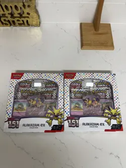 Pokemon Scarlet & Violet 151 Alakazam EX Collection Box Set Of 2 - Brand New - Image 1