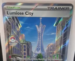 Pokemon TCG: Lumiose City 111/088 Perfect Order Clean M Full Art Trainer Stadium - Image 2