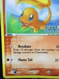 Pokemon Charmander 48/100 Reverse Holo EX Crystal Guardians 2006 LP/MP - Image 5