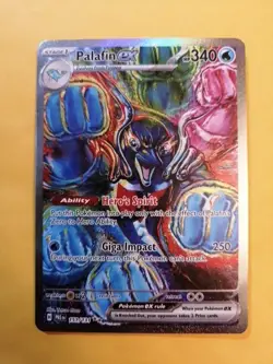 Palafin ex - 151/131 - Pokemon Prismatic Evolutions Special Illustration Rare NM - Image 1