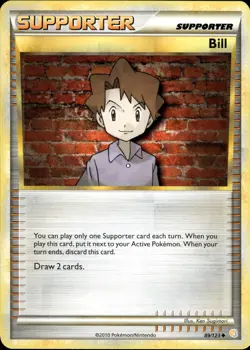 Bill 89/123 | HeartGold & SoulSilver Base Set | Pokemon TCG | English | Uncommon - Image 1