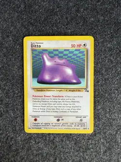 Pokemon Ditto Non Holo #18/62 - Fossil WOTC Set Mint/NM - Image 1