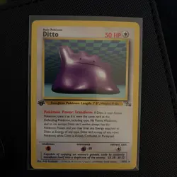 Pokemon Fossil 1st Edition Ditto 18/62 Non Holo Rare NM-MINT - Image 1
