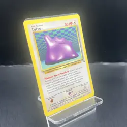 Pokemon TCG Ditto Fossil 18/62 Non-Holo Card Unlimited Rare, LP - Image 3