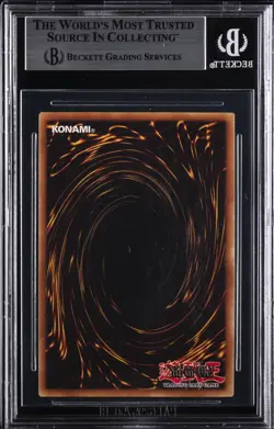 2002 YU-GI-OH! LOB-LEGEND OF BLUE EYES WHITE DRAGON TRI-HORNED DRAGON BGS 8.5 - Image 2