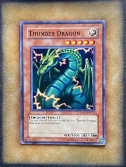 Yugioh Thunder Dragon DLG1-EN041 Common LP - Image 1