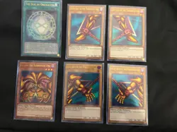 Yu-Gi-Oh! Exodia the Forbidden One Complete Set LART-EN002 Lost Art Promos + - Image 1