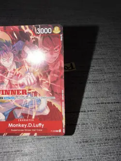 Carte One Piece Monkey.D.Luffy P-006 Promo WINNER English Card - Image 5