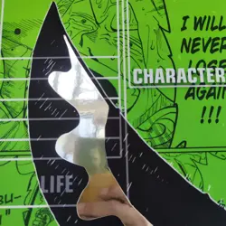 One Piece Zorro HOLO Playmat - Silber Foiling Foil Glitzer Zoro Spielmatte - Image 4
