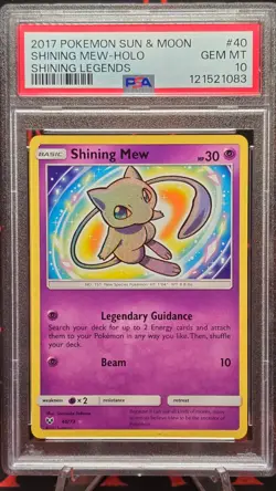 PSA 10 Shining Mew 40/73 Holo Card Pokemon TCG - Image 2