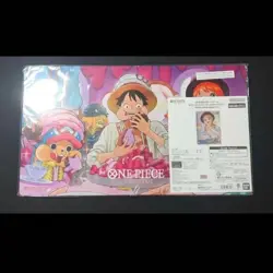 ONE PIECE Card Game Official Playmat Whole Cake Island Arc w/ Nami Promo Leader - Image 1