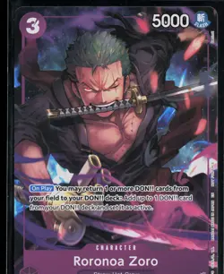 One Piece TCG - Welcome Promo - Roronoa Zoro - Full Art - OP09/076 - Image 1