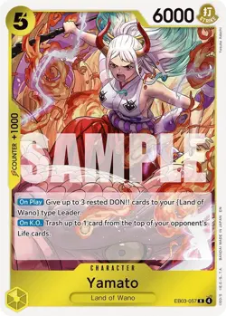 One Piece TCG - [EB-03-EB03-057] - Yamato (Foil) Extra Booster: One Piece Her... - Image 1