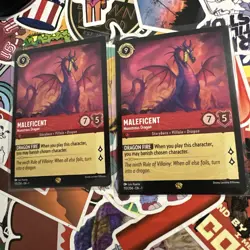 [2x] Disney Lorcana TCG The First Chapter - Maleficent 113/204 Legendary - Image 1
