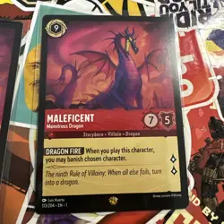 [2x] Disney Lorcana TCG The First Chapter - Maleficent 113/204 Legendary - Image 3