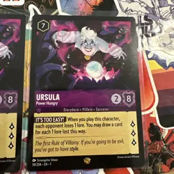 3x Ursula - Power Hungry - 59/204 - Legendary NM-Mint Disney Lorcana: The First - Image 3