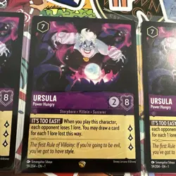 3x Ursula - Power Hungry - 59/204 - Legendary NM-Mint Disney Lorcana: The First - Image 4