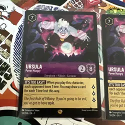 3x Ursula - Power Hungry - 59/204 - Legendary NM-Mint Disney Lorcana: The First - Image 5