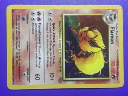 Pokemon TCG Flareon Jungle 3/64 Holo Unlimited Holo Rare - Image 1