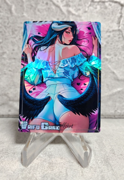 Albedo Trading Card Waifu Goddess Story Anime Girl holo Karte Manga Full Art - Image 1