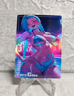 Jinx Trading Card Waifu Goddess Story Anime Girl holo Karte Manga Full Art - Image 1