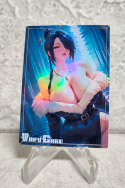 Lulu FFY Trading Card Waifu Goddess Story Anime Girl holo Karte Manga Full Art - Image 1