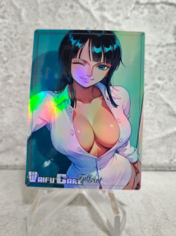 Nico Robin Trading Card Waifu Goddess Story Anime Girl holo Karte Manga Full Art - Image 1