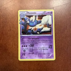 Pokemon TCG Meowstic RC15/32 Generations: Radiant Collection Holo Card - Image 1