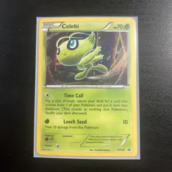 Pokemon TCG Celebi XY187 Holo Black Star Promo Card - Image 1