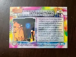 NM! HOLO Introductions Topps 1999 Mewtwo Strikes Back Pokemon Card Blue Logo - Image 2