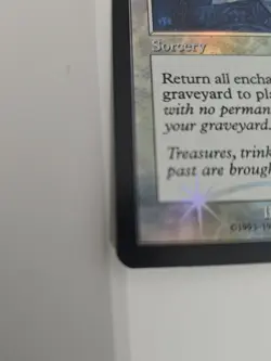 MTG Foil Replenish Urza's Destiny White Sorcery MTG Card 1999 Jim Nelson - Image 2