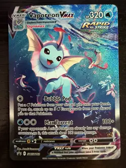 Vaporeon VMAX - SWSH182 - SWSH: Sword & Shield Promo Cards (SWSD) NEAR MINT - Image 1